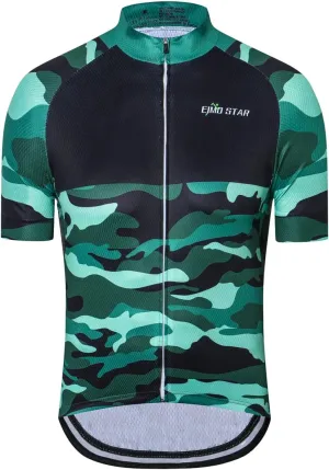 Hotlion Mens Cycling Jersey Short Sleeve MTB Bike Jacket Shirt Top Bicycle Clothes