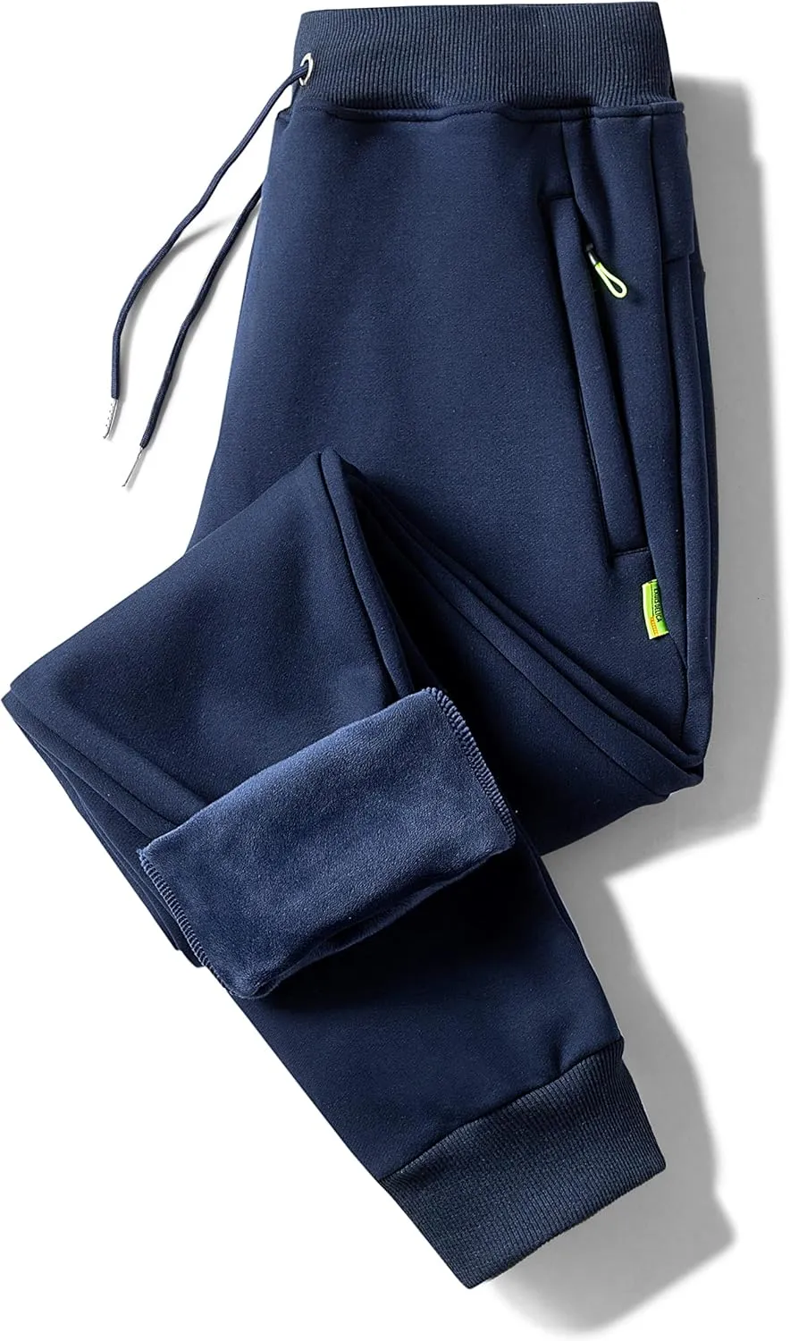 Kissonic Men's Warm Lined Athletic Sweatpants Jogger Fleece Pants Winter Track Pants