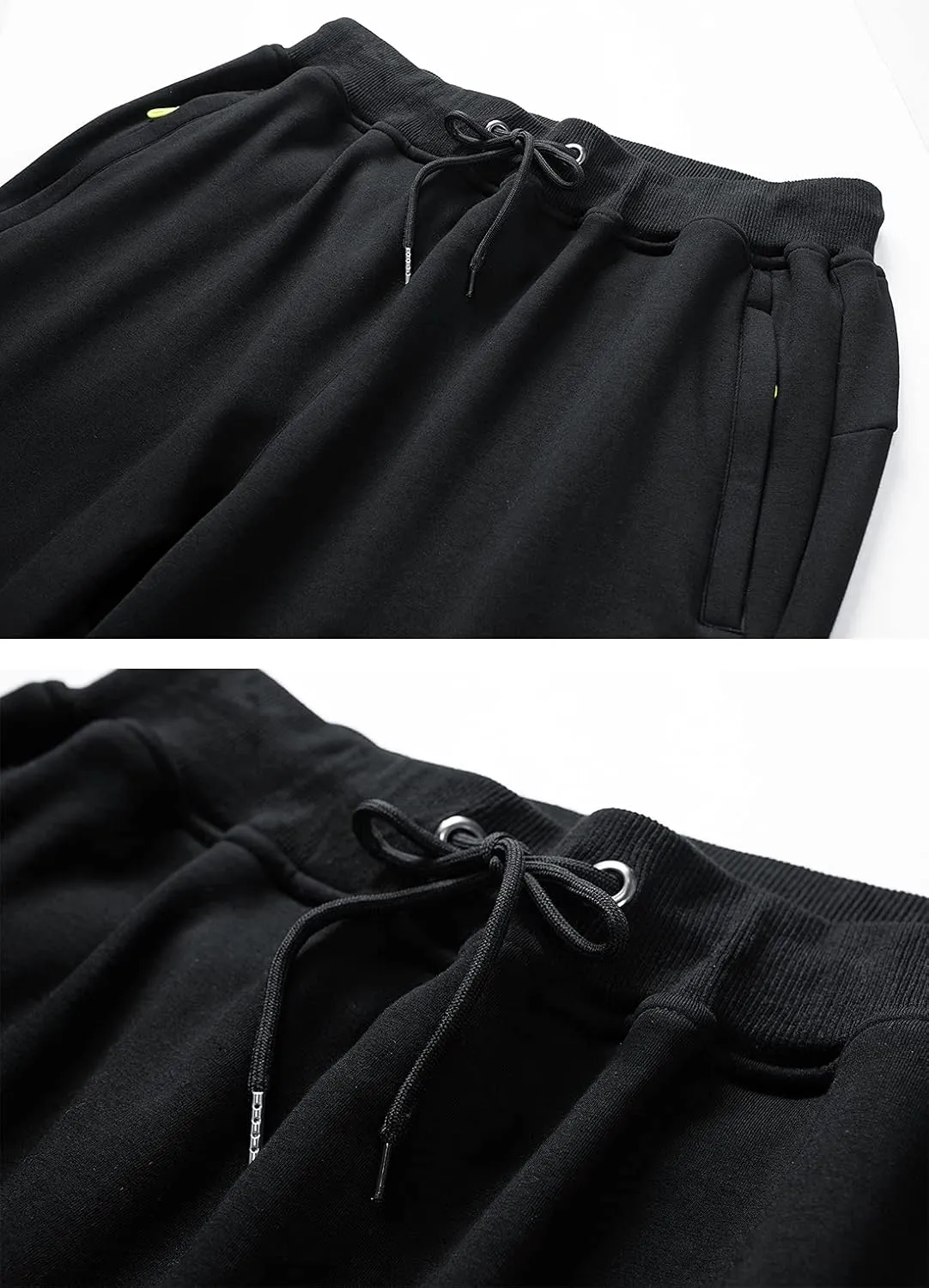 Kissonic Men's Warm Lined Athletic Sweatpants Jogger Fleece Pants Winter Track Pants