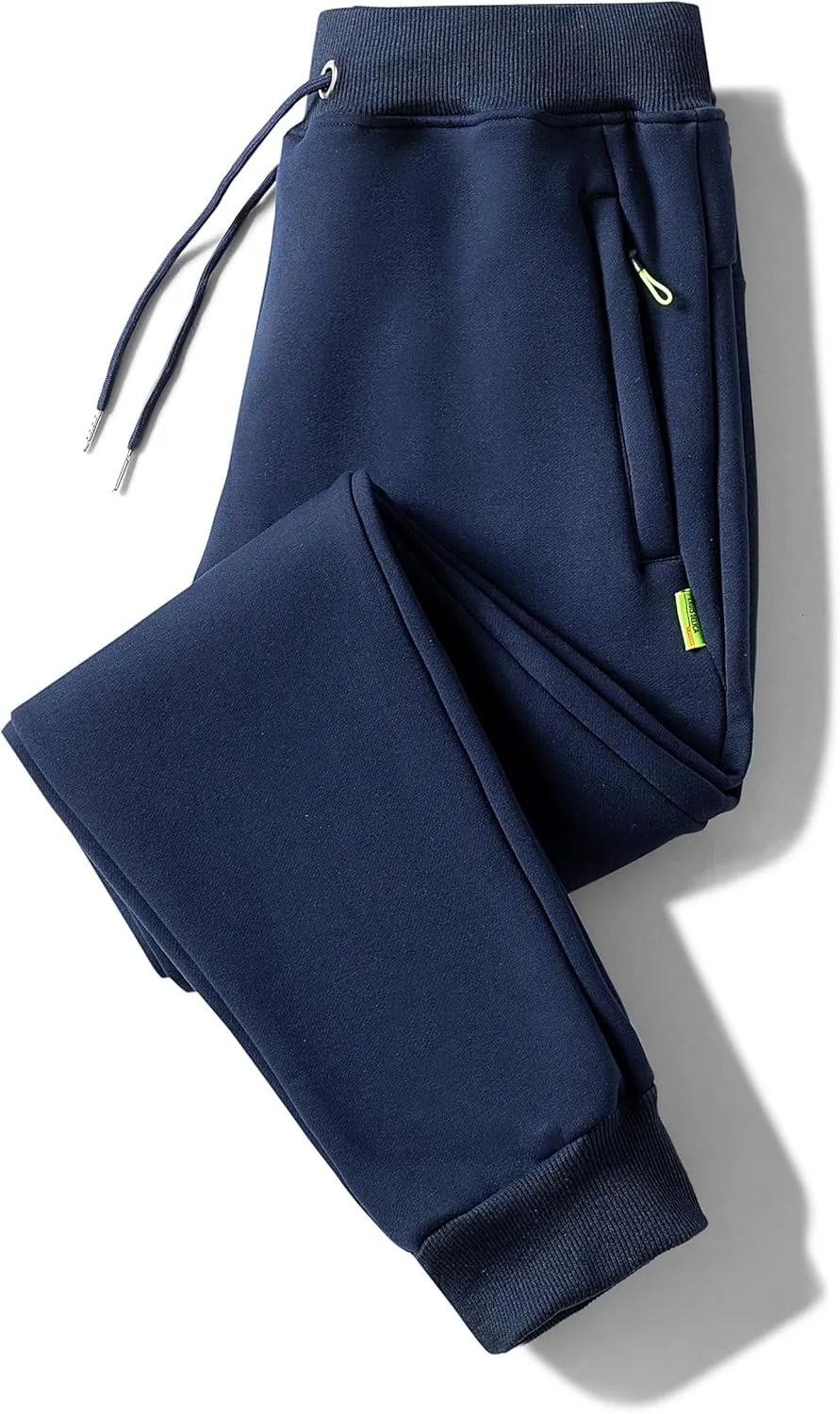 Kissonic Men's Warm Lined Athletic Sweatpants Jogger Fleece Pants Winter Track Pants