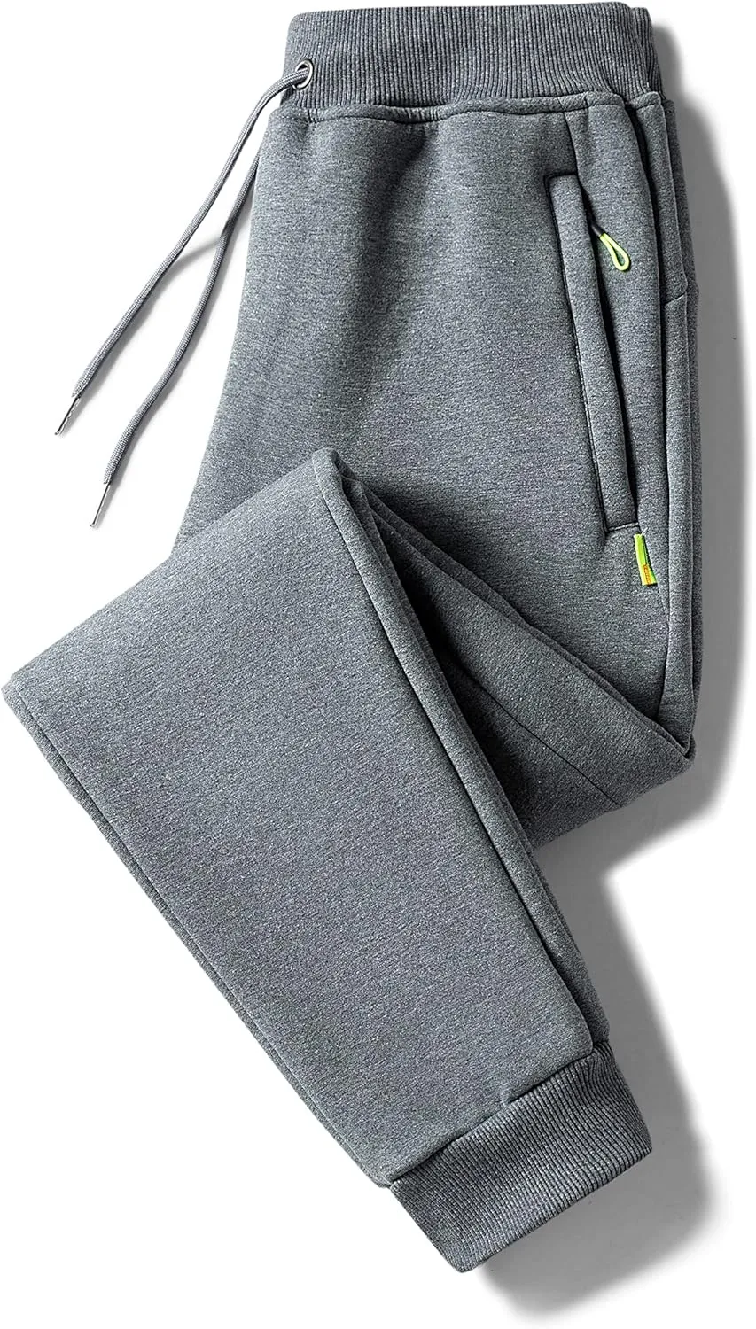 Kissonic Men's Warm Lined Athletic Sweatpants Jogger Fleece Pants Winter Track Pants
