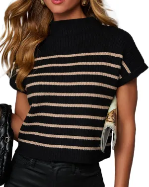 Lacozy Women's Loose Short Sleeve Knit Sweater Soft Crew Neck Pullover Tops Casual Spring Summer Fashion Clothes 2025