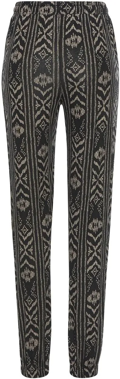 LASCANA Women's Smocked Elastic Hem Pants
