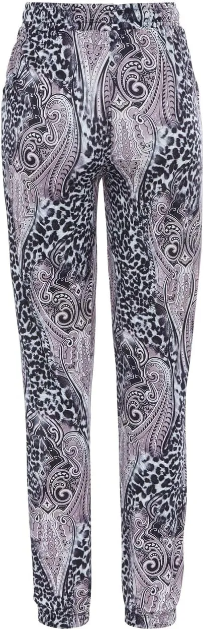 LASCANA Women's Smocked Elastic Hem Pants