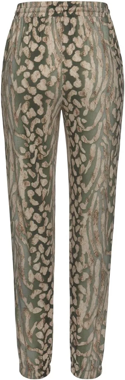 LASCANA Women's Smocked Elastic Hem Pants