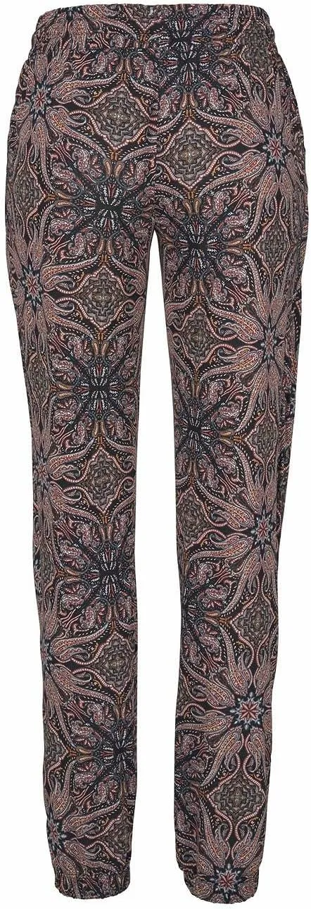 LASCANA Women's Smocked Elastic Hem Pants