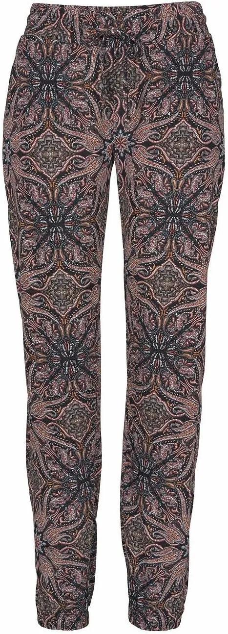 LASCANA Women's Smocked Elastic Hem Pants
