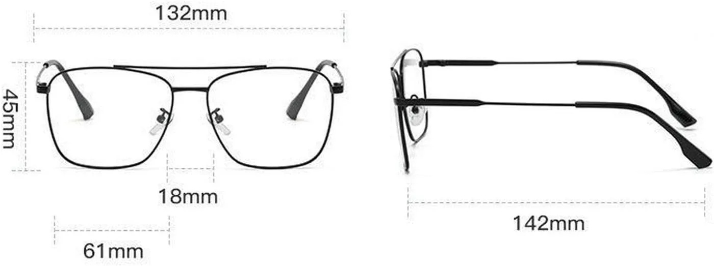 laureles 3Pack Mix Reading Glasses Men Metal Double Bridge Blue Light Blocking Readers Women Computer Eyewear L15