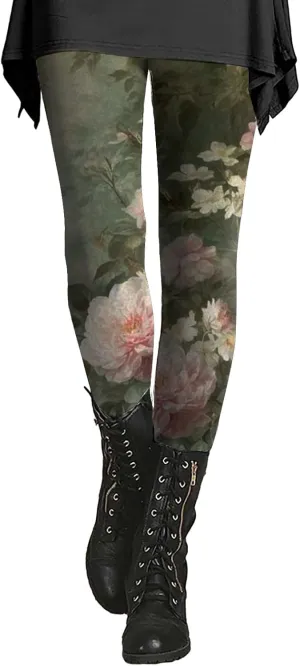 Leopard Print Leggings for Women Pattern Pants for Women Short Activewear for Women Leggings
