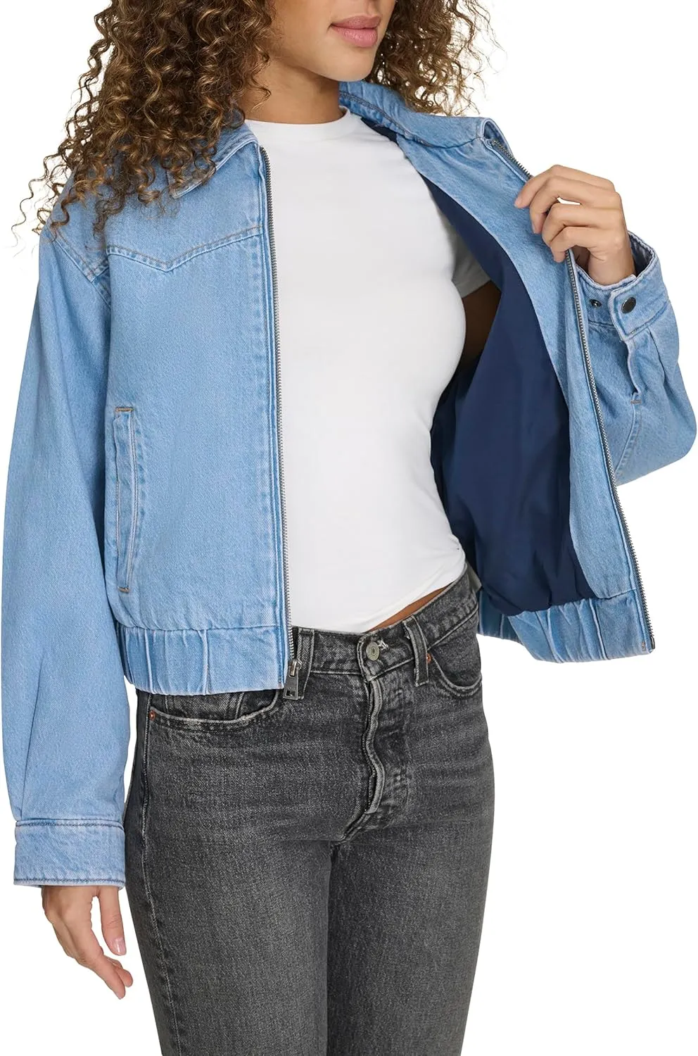 Levi's Women's Western Denim Bomber