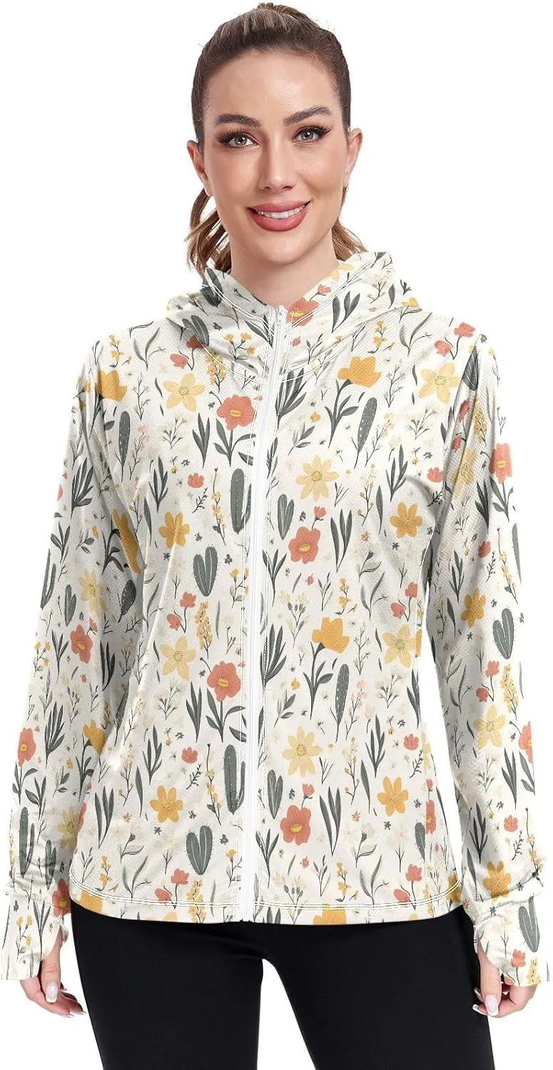 Lightweight Hoodie with Pockets Workout Shirts UPF 50  Protection Athletic Jacket Hiking Outdoor Performance