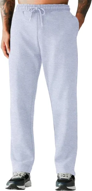 Love My Fashions® Mens Sweatpants with Pockets Open Bottom Fleece Joggers Drawstring Athletic Pants for Running Yoga Workout