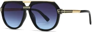Luxury Oversized Round Sunglasses For Women Men Fashion Double Bridge Sun Glasses Shades UV400 Eyeglasses