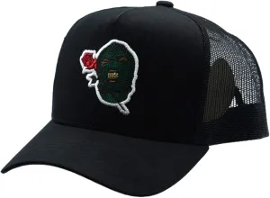 Muka Trucker Hats Women Men Streetwear Graphic Hats Trucker Hat Mesh Back Baseball Cap Adjustable Snapback Hat