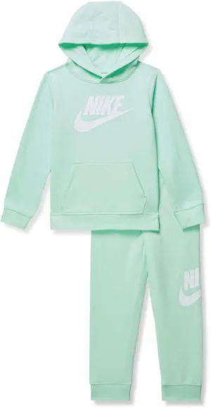 Nike Boy's Club HBR Pullover Joggers Set (Little Kids) Mint Foam 7 Little Kid