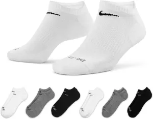 Nike Everyday Plus Cushioned No-Show Training Socks (6-Pack) L Multi Color
