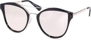 NOROZE Womens Polarised Double Bridge Cat Eye Sunglasses Shades