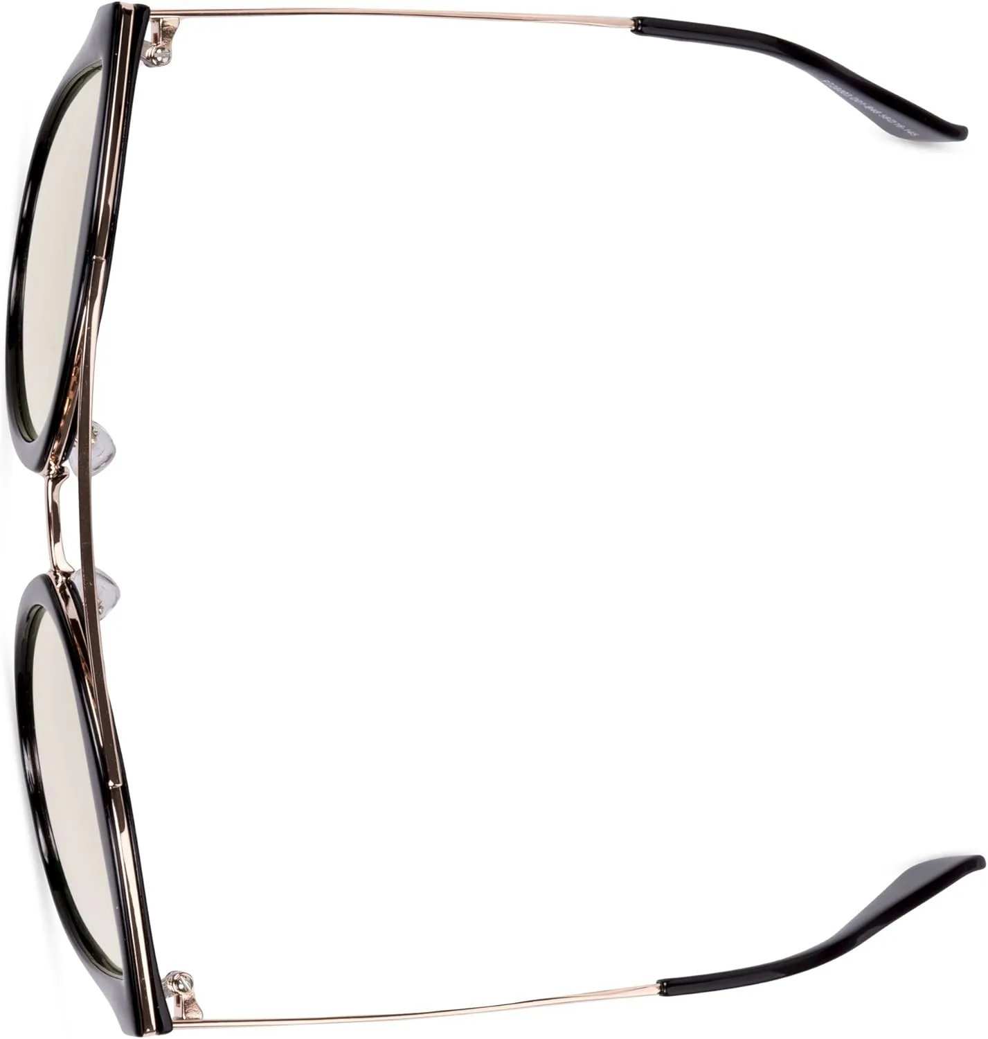 NOROZE Womens Polarised Double Bridge Cat Eye Sunglasses Shades