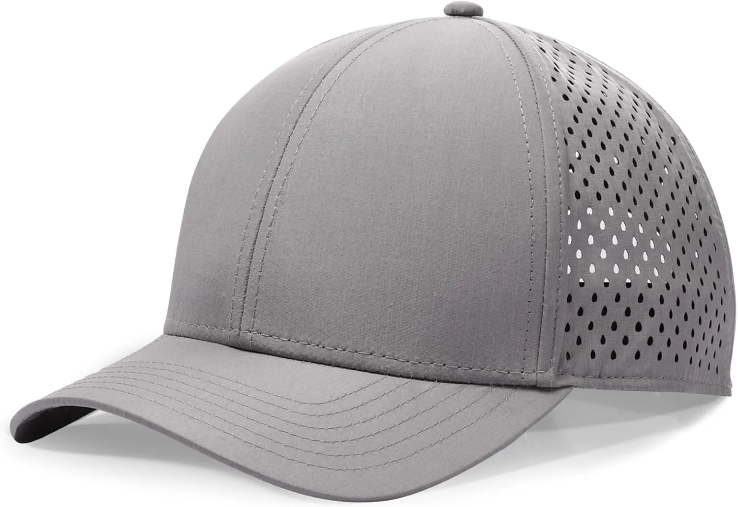 Oversize XL XXL Quick Dry Baseball Cap, Large Performance Snapback Hats, Laser Cut Mesh Ball Cap for Men Big Heads 23.5"-26"