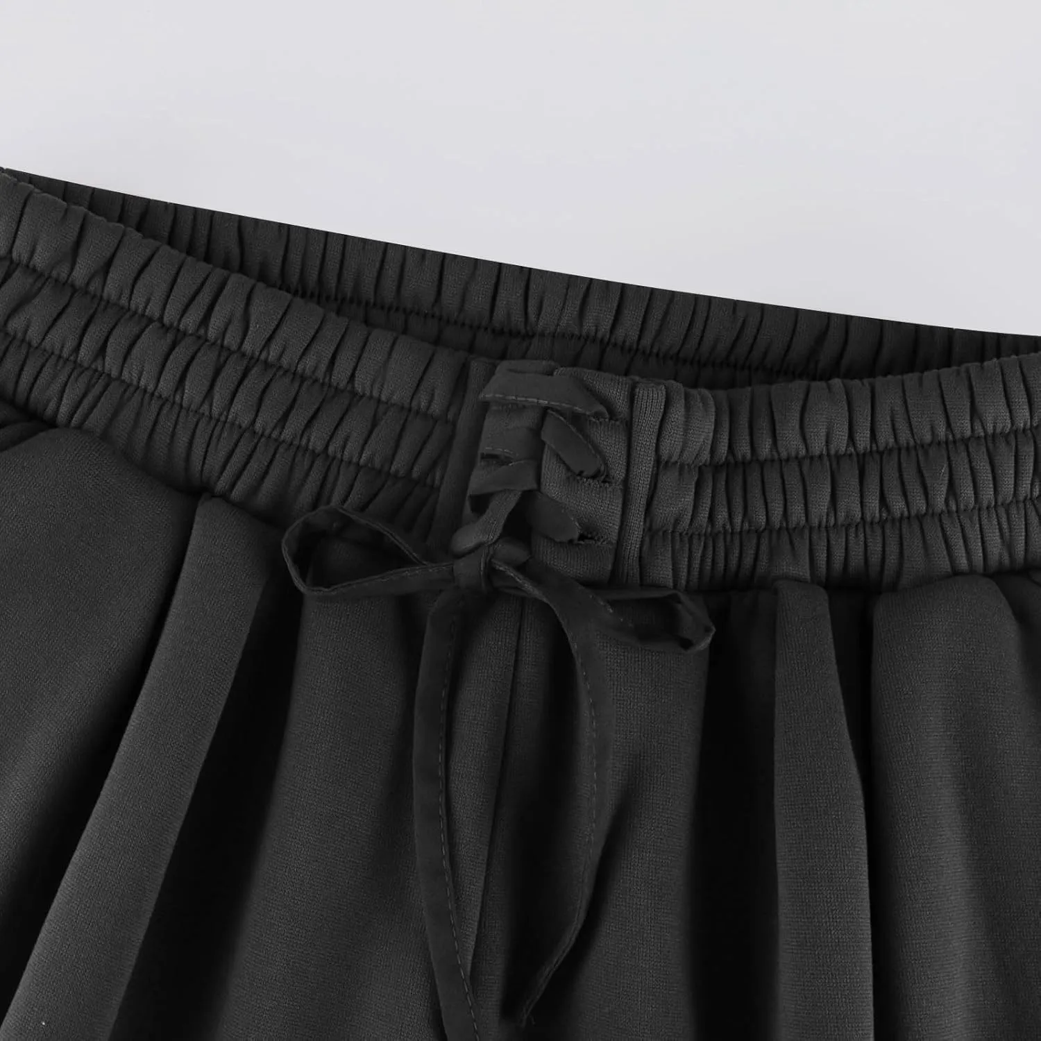 Oversized Wide Leg Sweatpants Women Baggy Drawstring High Waisted Sweatpants Active Workout Pants with Pockets