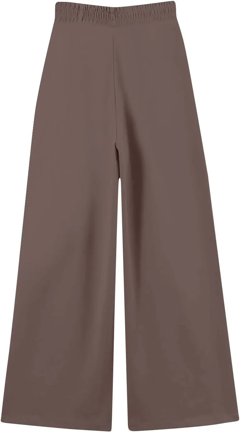 Oversized Wide Leg Sweatpants Women Baggy Drawstring High Waisted Sweatpants Active Workout Pants with Pockets
