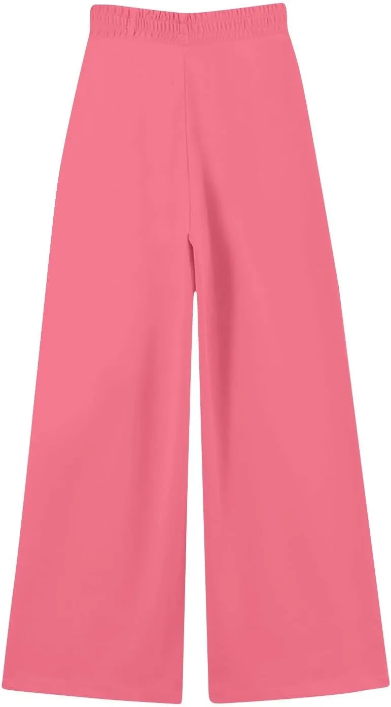 Oversized Wide Leg Sweatpants Women Baggy Drawstring High Waisted Sweatpants Active Workout Pants with Pockets