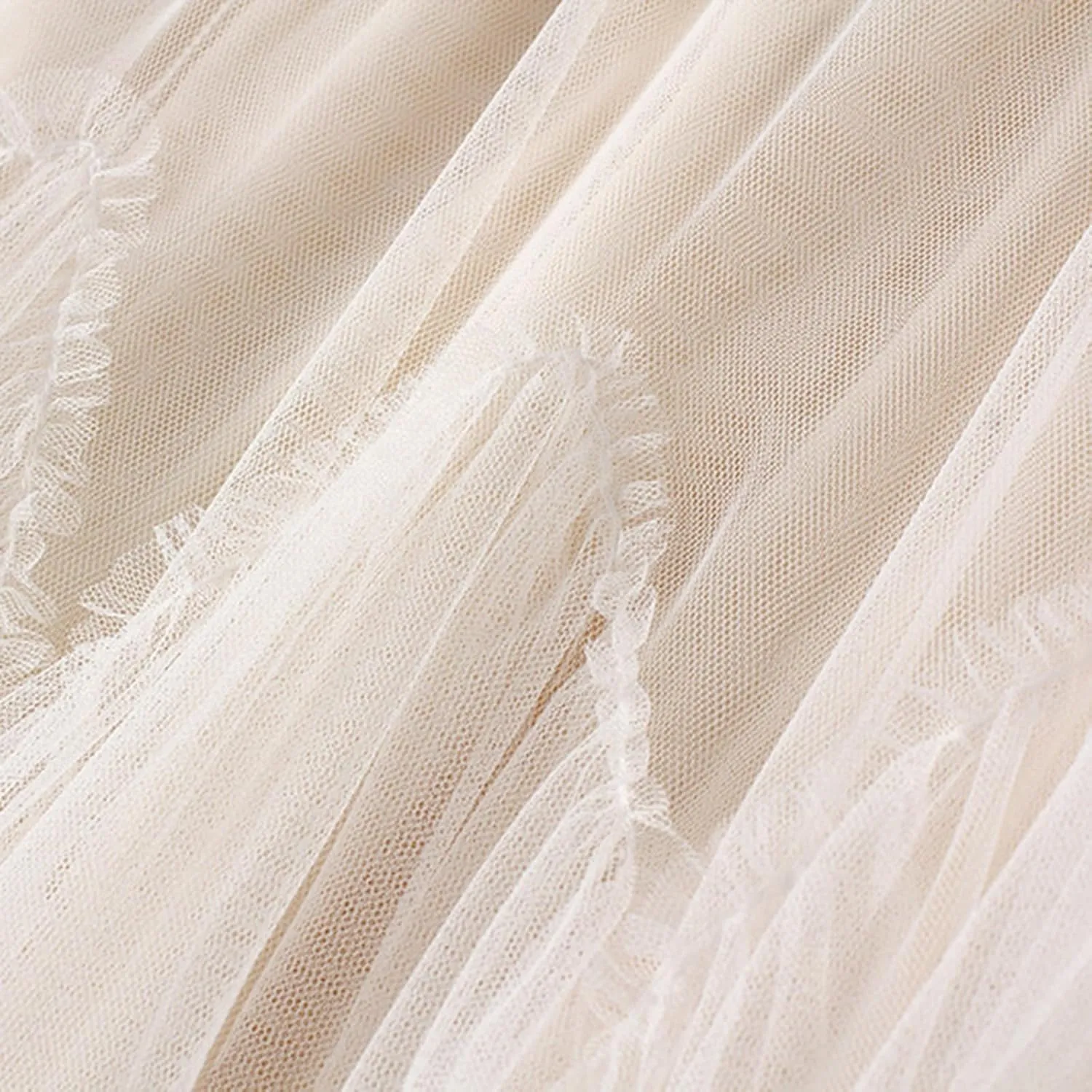 Pleated Skirts for Women Tulle Skirt Formal High Low Asymmetrical A-Line Fairy Elastic Waist Layered Long Midi Skirts