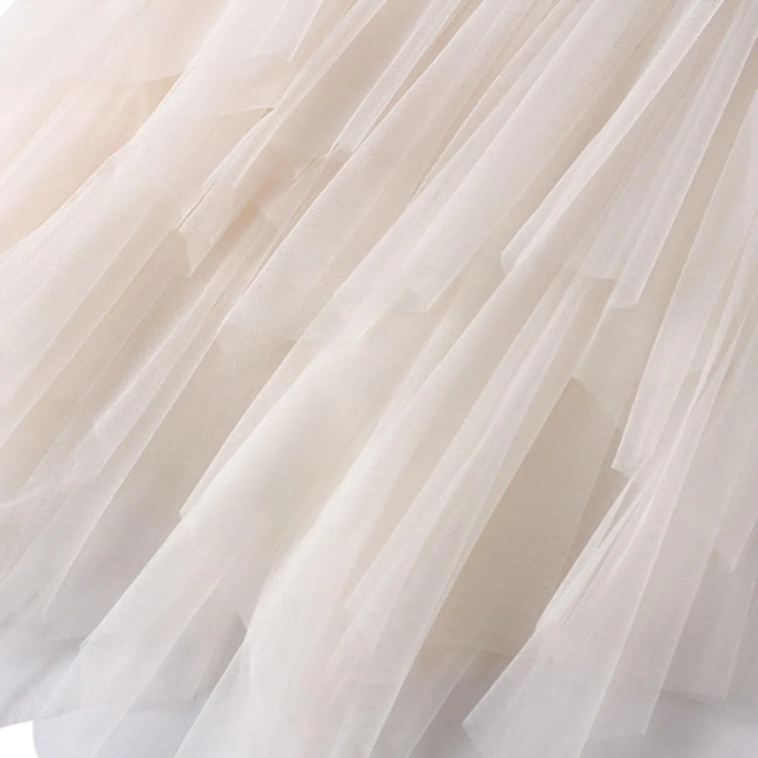 Pleated Skirts for Women Tulle Skirt Formal High Low Asymmetrical A-Line Fairy Elastic Waist Layered Long Midi Skirts