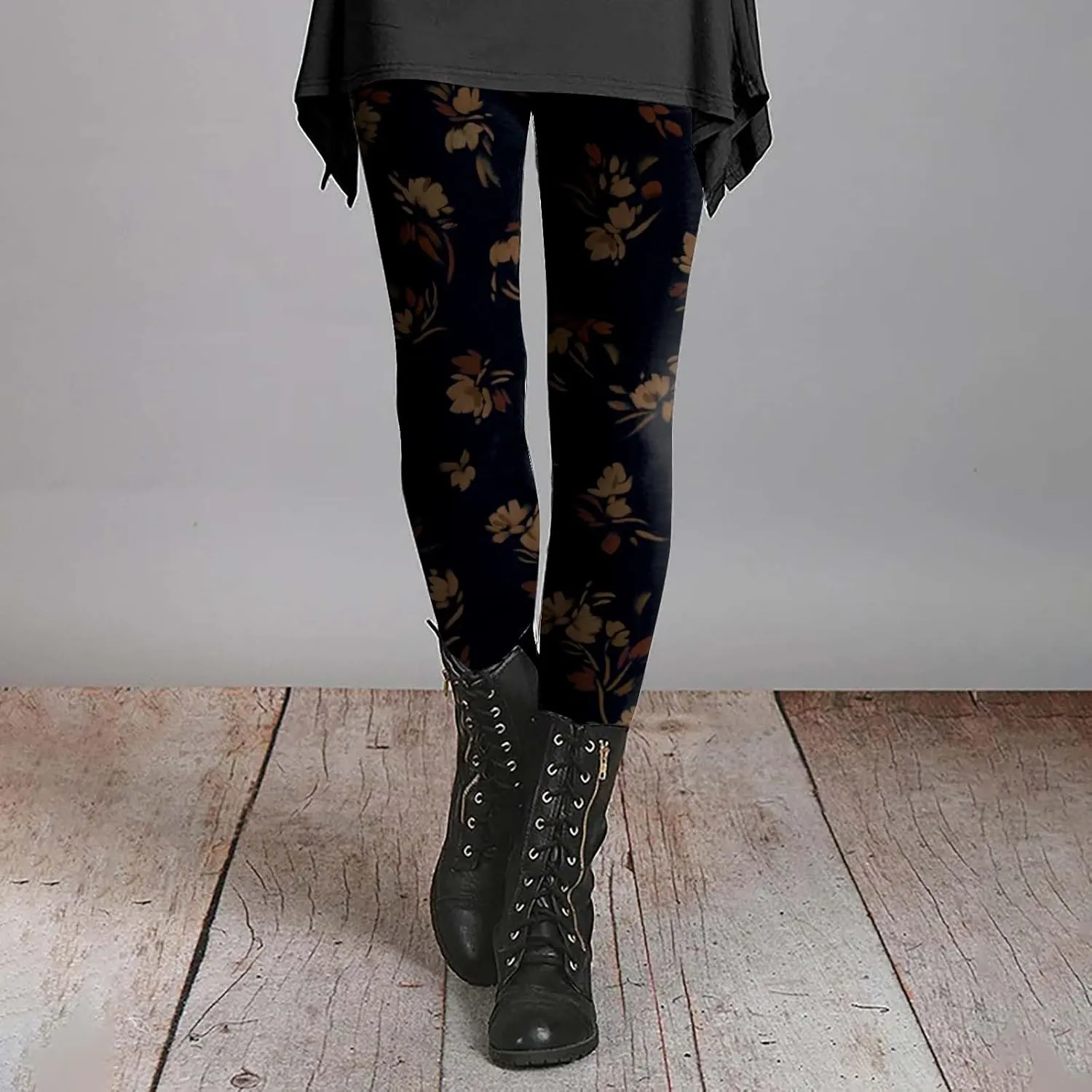 Plus Size Leggings for Women Womens Plus Size Leggings with Pocket High Waisted Halloween Leggings