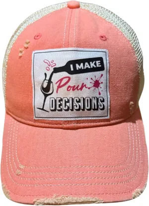 Popfizzy Funny Trucker Hats for Women and Men, Adult Humor Caps, Unisex Gifts for Friends, Distressed Vintage Baseball Cap