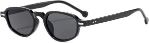Popular Fashion Small Cat Eye Women Sunglasses Retro Clear Ocean Lens Uv400 Men Rivets