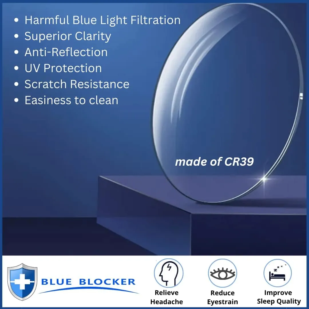 ProEyes Attitude 3, Progressive Multifocal Blue Light Blocking Readers w/Spring Hinge, Anti-Reflective Resin Lens, 0 Power on Top Lens (Rectangular Black, up 0.00,down 1.00)
