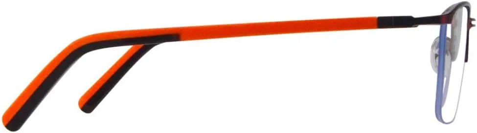 ProEyes Attitude 3, Progressive Multifocus Reading Glasses, Anti Blue Light Resin Lens, Zero Magnification on Top Lens (Rectangular Brown, up 0.00,down 1.00)