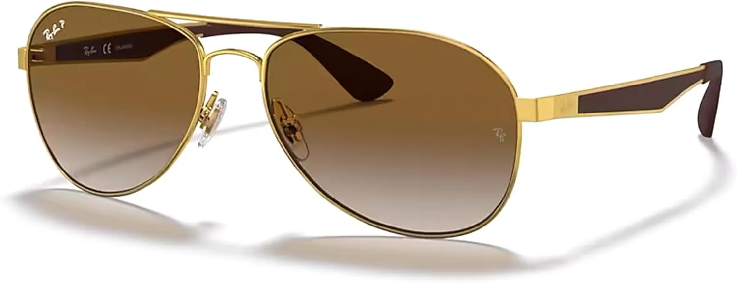 Ray-Ban RB3549 Aviator Sunglasses for Men for Women   BUNDLE With Deisgner iWear Compliemntary Eyewear Kit
