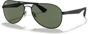 Ray-Ban RB3549 Aviator Sunglasses for Men for Women   BUNDLE With Deisgner iWear Compliemntary Eyewear Kit