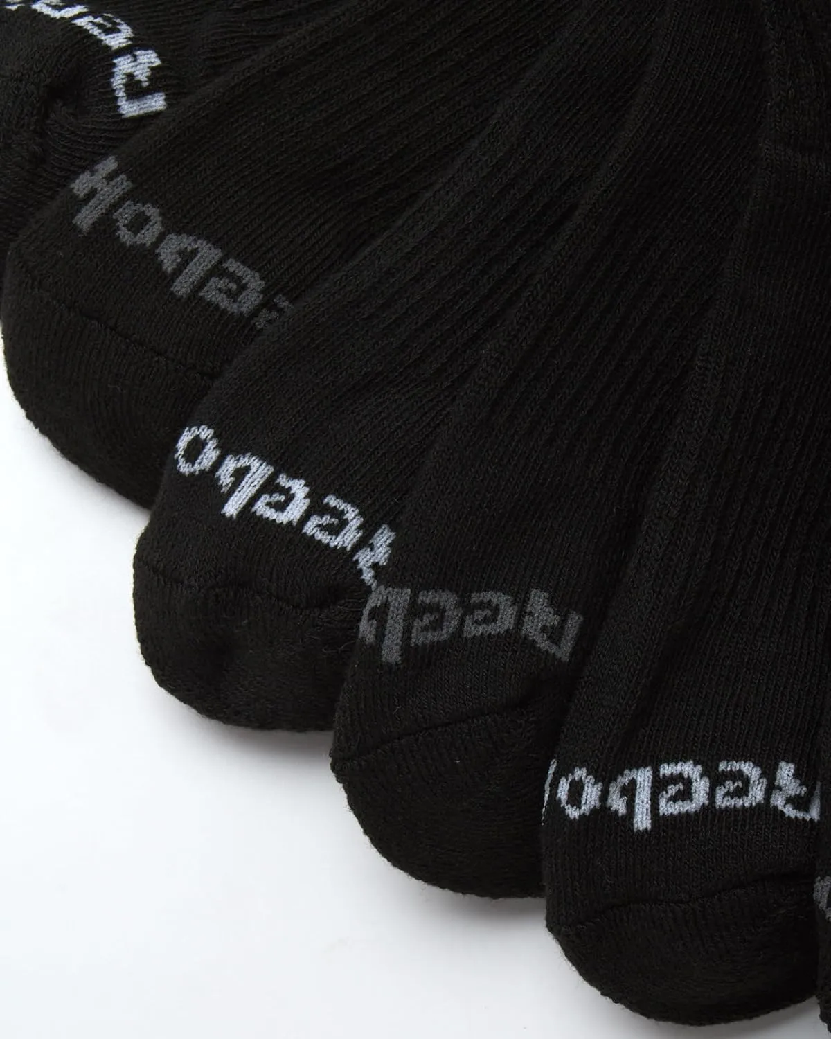 Reebok Boys' Quarter Socks - 6 Pack Stretch Performance Quarter Cut Arch Support Socks - Cushioned Athletic Socks for Boys