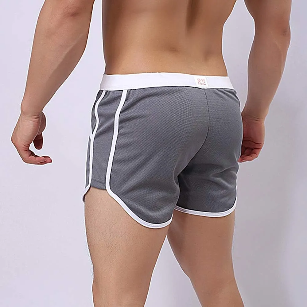 Rexcyril Men's Running Workout Bodybuilding Gym Shorts Athletic Sports Casual Short Pants