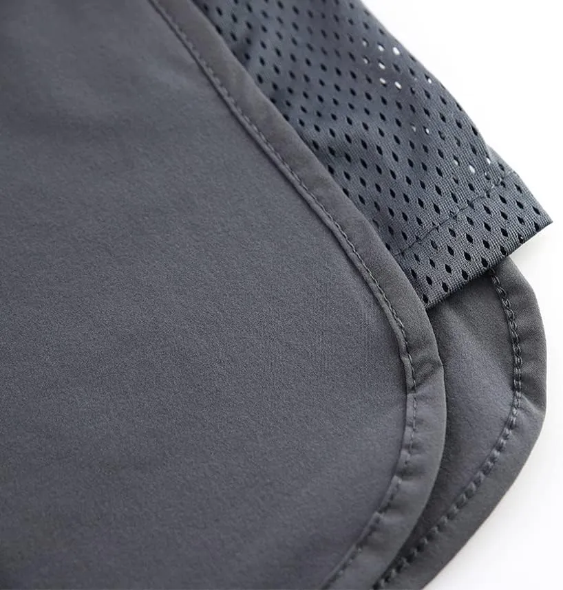 Rexcyril Men's Running Workout Shorts Quick Dry Gym Bodybuilding Athletic Shorts with Pockets