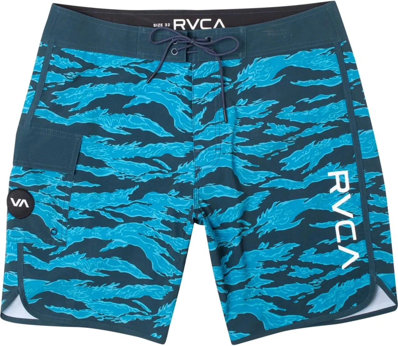 RVCA Men's Standard 4-Way Stretch Fixed Waist 18 Inch Boardshort