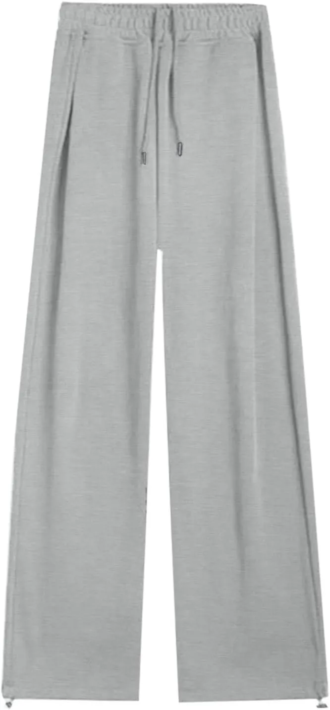 sdbrld Wide Leg Sweatpants Women Y2k Baggy Cargo Pants Wide Leg Sweatpants Women High Waisted Streetwear Joggers