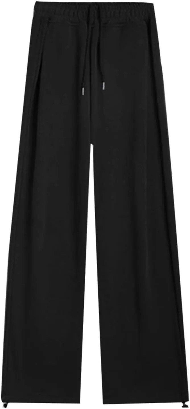 sdbrld Wide Leg Sweatpants Women Y2k Baggy Cargo Pants Wide Leg Sweatpants Women High Waisted Streetwear Joggers
