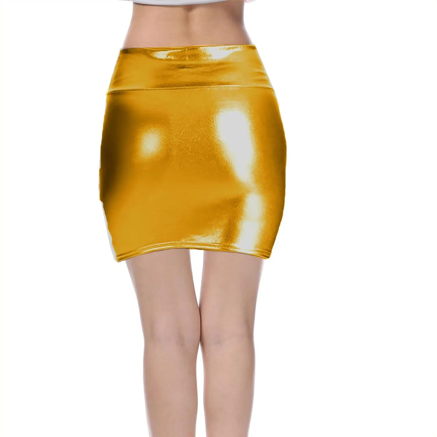 Silk Skirts for Women Trendy Summer Mini Skirt Stretch Waist Flared Skater Skirt Super Short Wrap Skirts Outfits