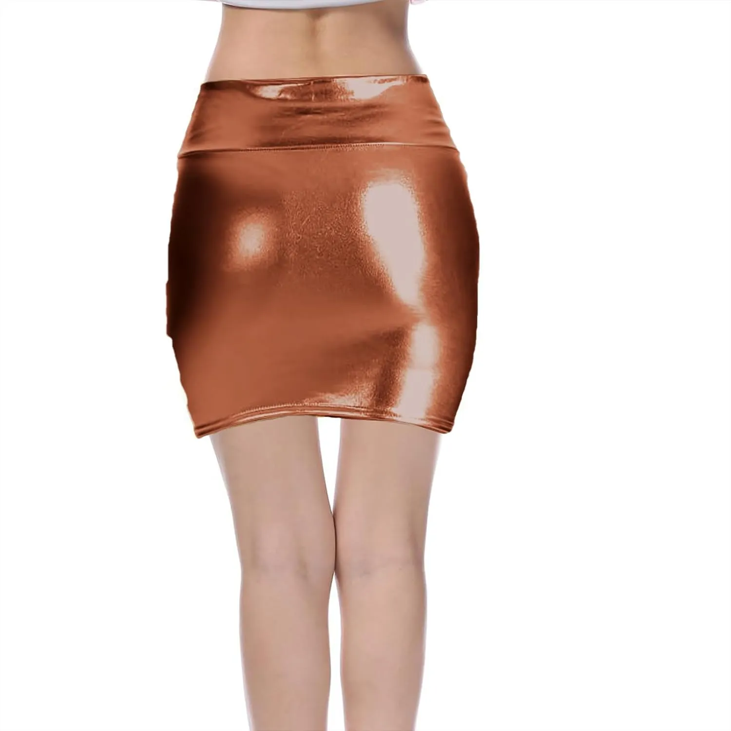 Silk Skirts for Women Trendy Summer Mini Skirt Stretch Waist Flared Skater Skirt Super Short Wrap Skirts Outfits