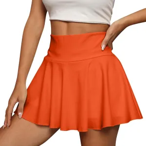 Skater Skirt for Women 2025 Casual Mini Stretch Waist Flared Pleated Classic Mini Skirts, S-2XL
