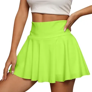 Skater Skirt for Women 2025 Casual Mini Stretch Waist Flared Pleated Classic Mini Skirts, S-2XL