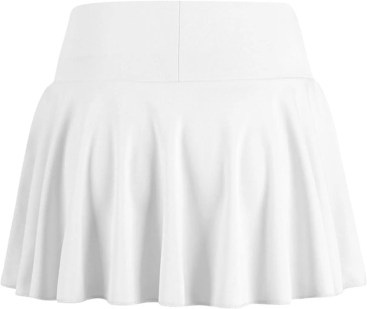 Skater Skirt for Women 2025 Casual Stretch Waist Flared Pleated Classic Mini Skirts, S-2XL