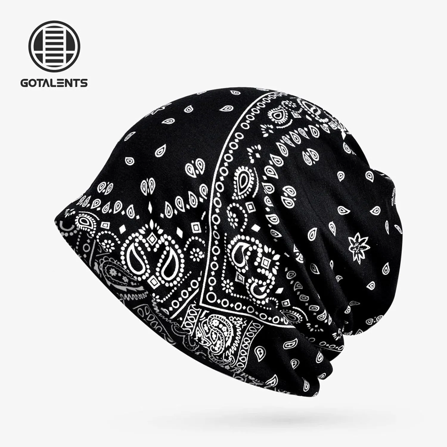 Slouchy Hat Sleeping Cap Headwear Head Wrap Cap for Men Women Baggy Knit Sleeping Hat