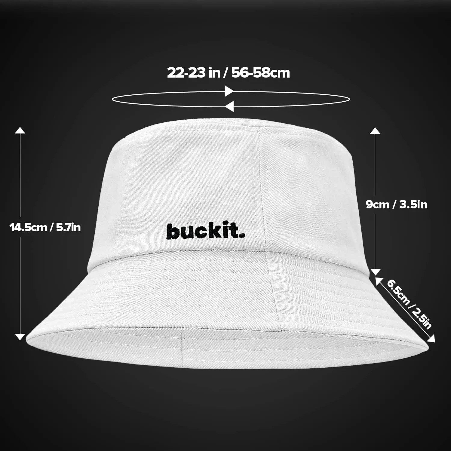 Sun Hat Bucket Hat for Men Women Beach Sun Hat Packable Travel Hat Wide Brim Mens Unisex Summer Hat Reversible Cotton