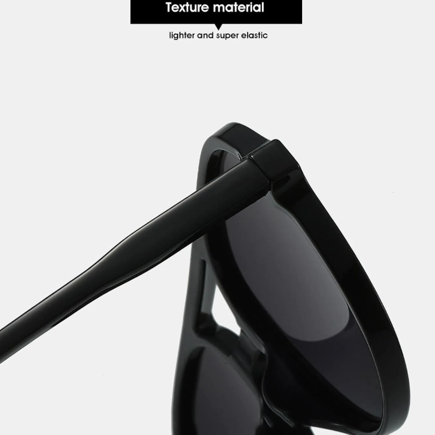 Sunglasses Unisex Double Bridge Sun Glasses Uv400 Vintage Shades for Women & Men Anti-glare Driving