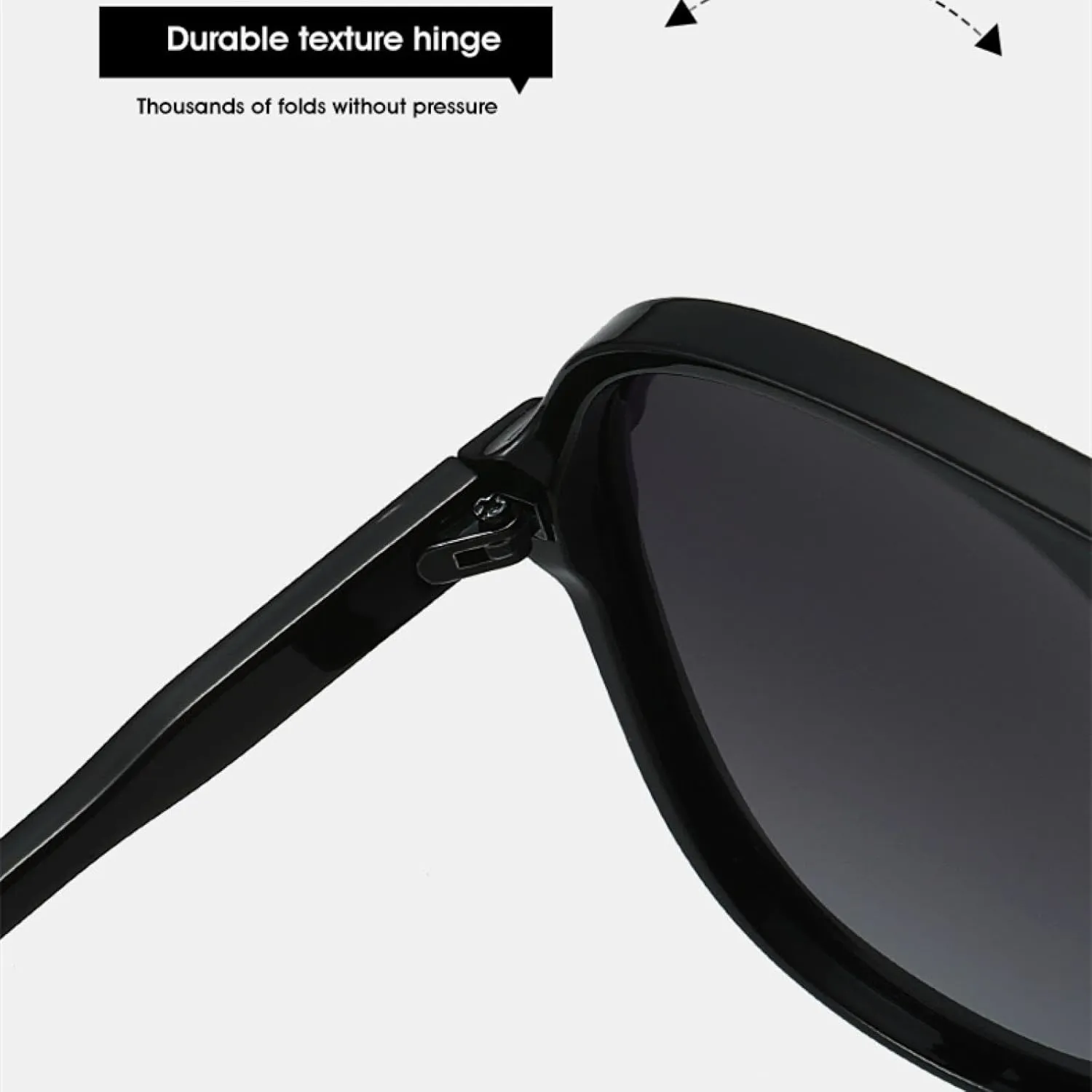 Sunglasses Unisex Double Bridge Sun Glasses Uv400 Vintage Shades for Women & Men Anti-glare Driving